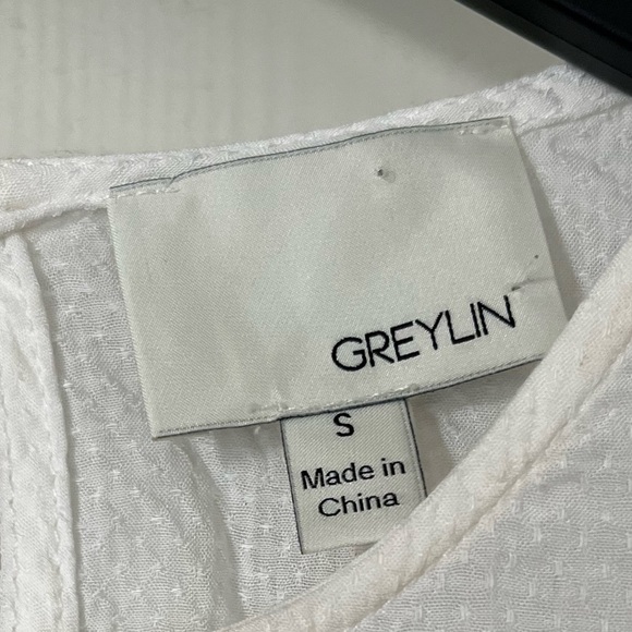 GREYLIN White Floral Blouse - Picture 3 of 9